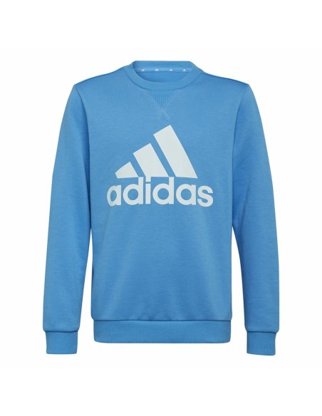 Sweatshirt ohne Kapuze für Mädchen Adidas Essentials Blau | Tienda24 Tienda24.eu