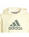 Unisex Hoodie Adidas Future Icons Badge of Sport Yellow | Tienda24 Tienda24.eu