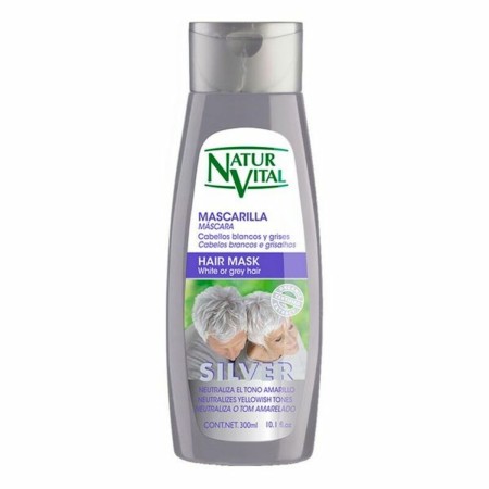 Mask for Grey Hair Naturaleza y Vida (300 ml) by Naturaleza y Vida, Deep Conditioners & Treatments - Ref: S0560788, Price: 7,...