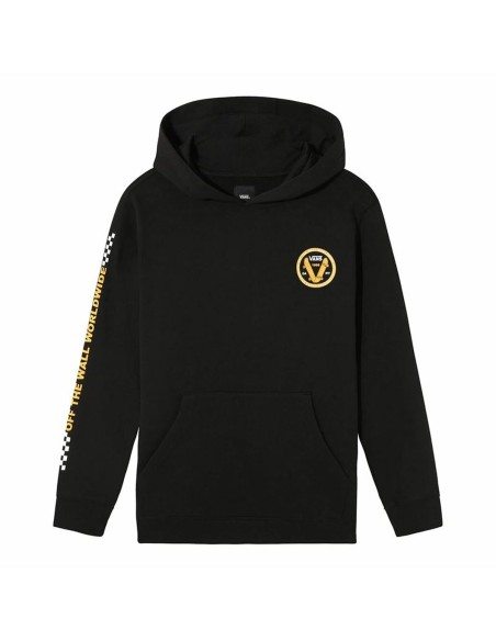 Sweat à capuche unisex Vans Global Stack Po-B Noir | Tienda24 Tienda24.eu