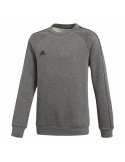 Sweat sans capuche enfant Adidas Core 18 Gris foncé | Tienda24 Tienda24.eu