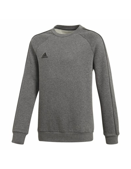 Jungen Sweater ohne Kapuze Adidas Core 18 Dunkelgrau | Tienda24 Tienda24.eu