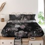 Top sheet HappyFriday Onyx Multicolour 160 x 270 cm by HappyFriday, Sheets and pillowcases - Ref: D1609589, Price: 55,37 €, D...