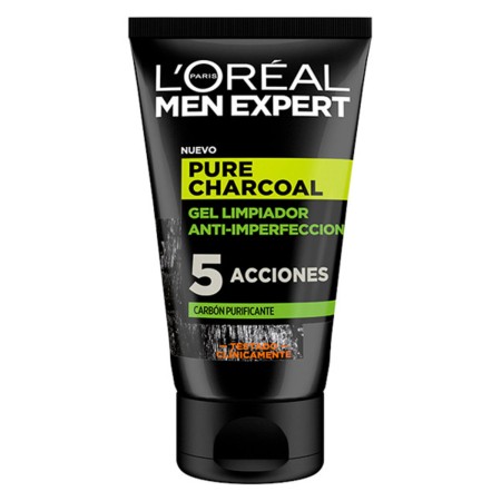 Gel de Limpeza Facial Pure Charcoal L'Oreal Make Up 107 (100 ml) 100 ml | Tienda24 - Global Online Shop Tienda24.eu