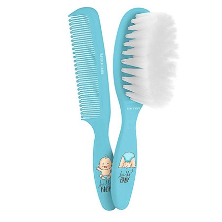 Set de Peluquería Infantil Beter Peine Bebe Azul (2 pcs) 2 Piezas de Beter, Cepillos para el pelo - Ref: S0572181, Precio: 6,...