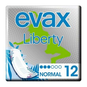 Compresas Normales Liberty Evax (12 uds) de Evax, Protege slips - Ref: S0573204, Precio: 6,09 €, Descuento: %