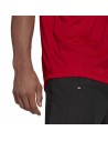 T-shirt à manches courtes homme Aeroready Designed To Move Adidas Designed To Move Rouge | Tienda24 Tienda24.eu