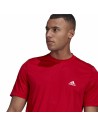 T-shirt à manches courtes homme Aeroready Designed To Move Adidas Designed To Move Rouge | Tienda24 Tienda24.eu