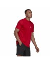 T-shirt à manches courtes homme Aeroready Designed To Move Adidas Designed To Move Rouge | Tienda24 Tienda24.eu