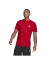 T-shirt à manches courtes homme Aeroready Designed To Move Adidas Designed To Move Rouge | Tienda24 Tienda24.eu