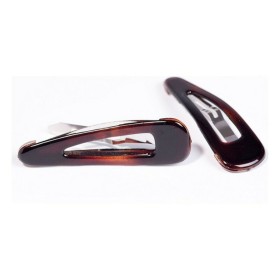 Hair Clips Inca Clip Concha Francesa Brown 2 Pieces by Inca, Hair Pins - Ref: S0582899, Price: 4,19 €, Discount: %