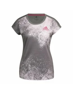 Camisola de Manga Curta Mulher Adidas Cinzento escuro de Adidas, Mulher - Ref: S6486795, Precio: 23,51 €, Descuento: %