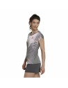 Camiseta de Manga Corta Mujer Adidas Gris oscuro | Tienda24 Tienda24.eu