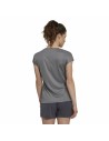 Camiseta de Manga Corta Mujer Adidas Gris oscuro | Tienda24 Tienda24.eu