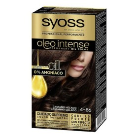 Tinta Permanente Syoss Olio Intense Sem amoníaco Nº 4,86 Castanho Gelado de Syoss, Coloração permanente - Ref: S0585356, Preç...