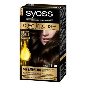 Tinta Permanente Syoss Olio Intense Sem amoníaco Nº 3,10 Castanho de Syoss, Coloração permanente - Ref: S0585360, Preço: 6,30...