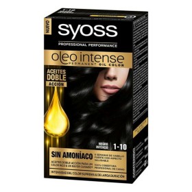 Dauerfärbung Syoss Olio Intense Ohne Ammoniak Nº 1,10 Schwarz Intensiv von Syoss, Farben - Ref: S0585362, Preis: 8,06 €, Raba...