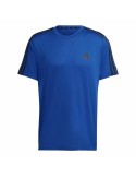 Camiseta de Manga Corta Hombre Adidas Aeroready Designed To Move Azul | Tienda24 Tienda24.eu