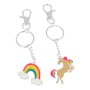 Keychain Inca Unicorn Rainbow (2 pcs) by Inca, Key Rings - Ref: S0587290, Price: 7,62 €, Discount: %