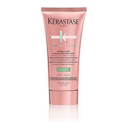 Maschera per Capelli Kerastase Chroma Absolu Capelli Scuro Antiriflesso (150 ml) di Kerastase, Balsami ad azione profonda e t...