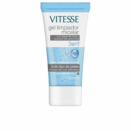 Gel Limpiador Facial Vitesse 3 en 1 Manzanilla Agua de rosas (150 ml) de Vitesse, Hidratantes - Ref: S0596311, Precio: 6,58 €...