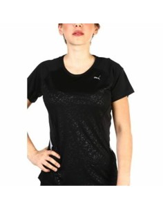 Damen Kurzarm-T-Shirt Puma Ess+ Embroidery | Tienda24 Tienda24.eu