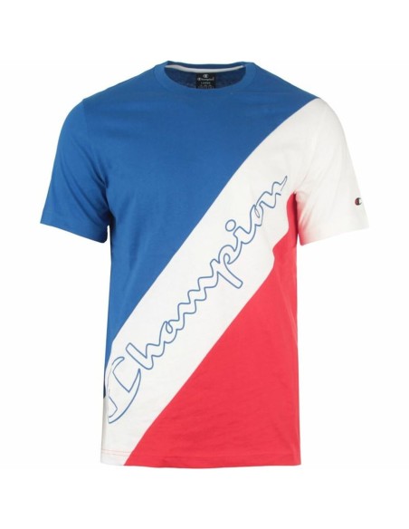 Men’s Short Sleeve T-Shirt Champion Sportswear Blue | Tienda24 Tienda24.eu