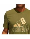 Camiseta de Manga Corta Hombre Adidas Art Bos Graphic Oliva | Tienda24 Tienda24.eu