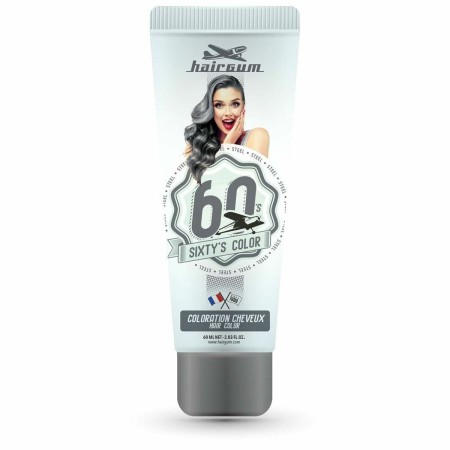 Demi-permanentes Färbemittel Hairgum Sixty's Color Stahl (60 ml) von Hairgum, Tönungen - Ref: S0598726, Preis: 7,61 €, Rabatt: %