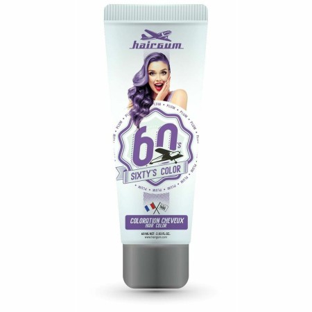 Coloração Semipermanente Hairgum Sixty's Color Ameixa (60 ml) de Hairgum, Coloração semipermanente - Ref: S0598730, Preço: 7,...