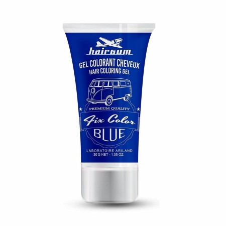 Coloración No Permanente Hairgum Fix Color Gel Fijador Azul Blue 30 ml | Tienda24 - Global Online Shop Tienda24.eu