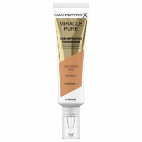 Base de Maquilhagem Fluida Max Factor Miracle Pure Spf 30 Nº 80-bronze 30 ml de Max Factor, Bases - Ref: S0598762, Preço: 6,5...