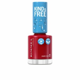 vernis à ongles Rimmel London Kind & Free 156-poppy pop red (8 ml) de Rimmel London, Vernis à ongles - Réf : S0598839, Prix :...