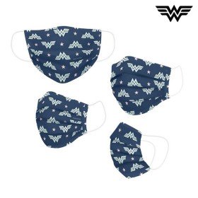 Máscara Higiénica em Tecido Reutilizável Wonder Woman Adulto Azul de Wonder Woman, Descartáveis - Ref: S0724888, Preço: 7,18 ...