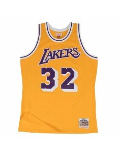 Basketball shirt Mitchell & Ness Los Angeles Lakers 1999-2000 Nº34 Shaquille O'Neal Yellow | Tienda24 Tienda24.eu