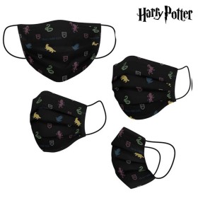 Wiederverwendbare Stoff-Hygienemaske Harry Potter Erwachsener Schwarz von Harry Potter, Einwegartikel - Ref: S0724965, Preis:...