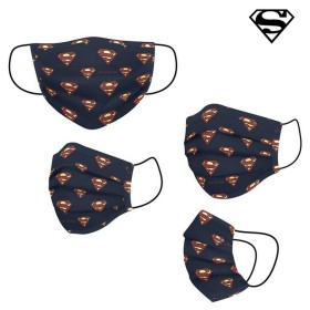 Hygienic Reusable Fabric Mask Superman Adult Blue by Superman, Disposables - Ref: S0724995, Price: 7,18 €, Discount: %