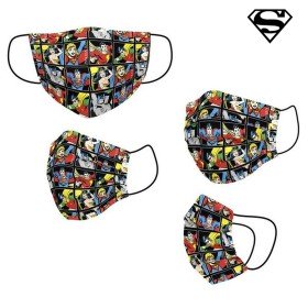 Hygienic Reusable Fabric Mask DC Comics Adult Black by DC Comics, Disposables - Ref: S0724996, Price: 7,18 €, Discount: %