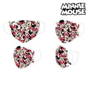 Mascarilla Higiénica Minnie Mouse Infantil Rojo de Minnie Mouse, Desechables - Ref: S0726436, Precio: 7,18 €, Descuento: %