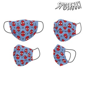 Hygienic Face Mask Spider-Man Children's Blue Polyester by Spider-Man, Disposables - Ref: S0726440, Price: 7,18 €, Discount: %