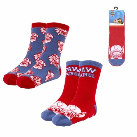 Anti-Rutsch-Socken The Paw Patrol Bunt 2 Stück von The Paw Patrol, Füßlinge & Sneakersocken - Ref: S0734027, Preis: 6,06 €, R...