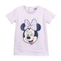 T shirt à manches courtes Enfant Minnie Mouse Violet de Minnie Mouse, T-shirts - Réf : S0735838, Prix : 7,50 €, Remise : %