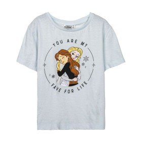 Kurzarm-T-Shirt für Kinder Frozen Hellblau von Frozen, T-Shirts - Ref: S0735860, Preis: 10,73 €, Rabatt: %