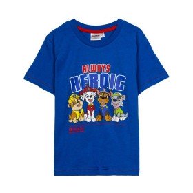 Maglia a Maniche Corte The Paw Patrol Blu scuro di The Paw Patrol, T-shirt - Rif: S0735861, Prezzo: 0,00 €, Sconto: %