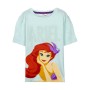 Camiseta de Manga Corta Infantil Disney Princess Verde Verde Claro de Disney Princess, Camisetas de manga corta - Ref: S07358...