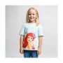 Camiseta de Manga Corta Infantil Disney Princess Verde Verde Claro de Disney Princess, Camisetas de manga corta - Ref: S07358...