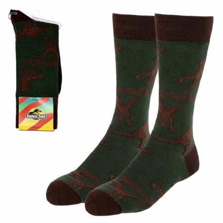 Socken Jurassic Park Unisex Dunkelgrün von Jurassic Park, Füßlinge & Sneakersocken - Ref: S0737295, Preis: 5,57 €, Rabatt: %