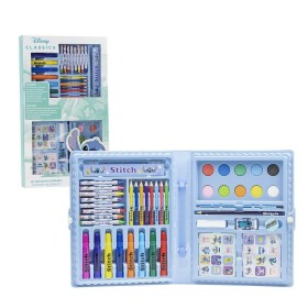 Set di Cancelleria Stitch Valigetta Azzurro Chiaro di Stitch, Set Scolastici - Rif: S0737434, Prezzo: 8,13 €, Sconto: %