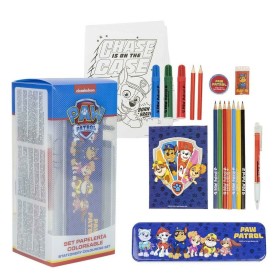 Kit fourniture scolaire The Paw Patrol 16 Pièces Bleu foncé de The Paw Patrol, Kits de fournitures scolaires - Réf : S0737651...