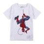 Maglia a Maniche Corte per Bambini Spider-Man Bianco di Spider-Man, T-shirt - Rif: S0738539, Prezzo: 10,73 €, Sconto: %